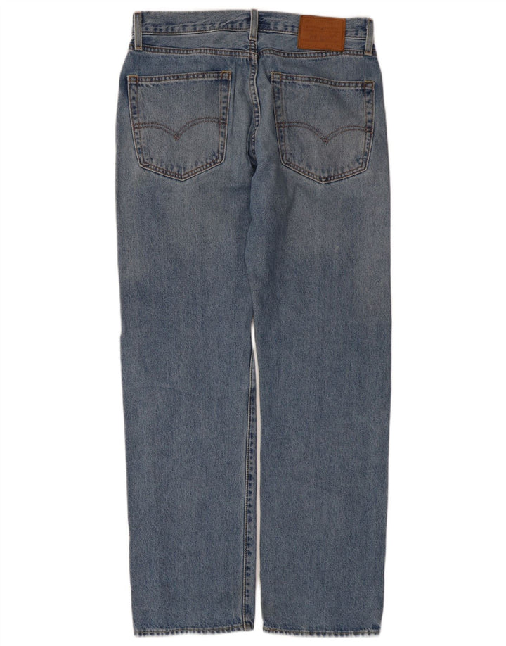 Levi's Herren 551 Straight Jeans W30 L32 Blaue Baumwolle