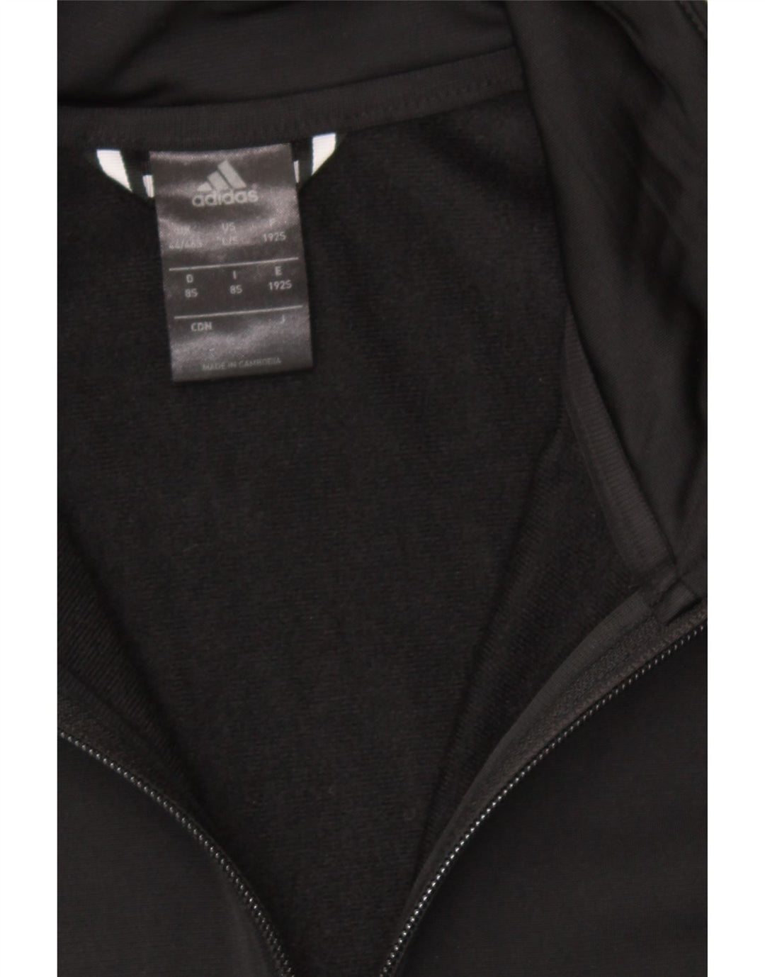 ADIDAS Mens Tracksuit Top Jacket UK 44/46 Large Black Polyester Vintage Adidas and Second-Hand Adidas from Messina Hembry 