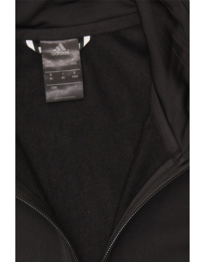 ADIDAS Mens Tracksuit Top Jacket UK 44/46 Large Black Polyester Vintage Adidas and Second-Hand Adidas from Messina Hembry 
