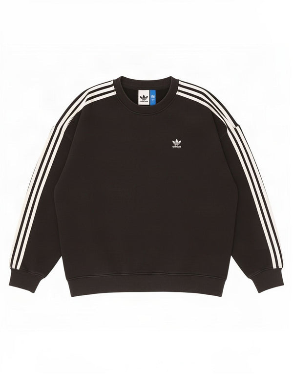 Adidas Damen-Sweatshirt in Übergröße, Gr. 10, Größe S, Schwarz, Baumwolle