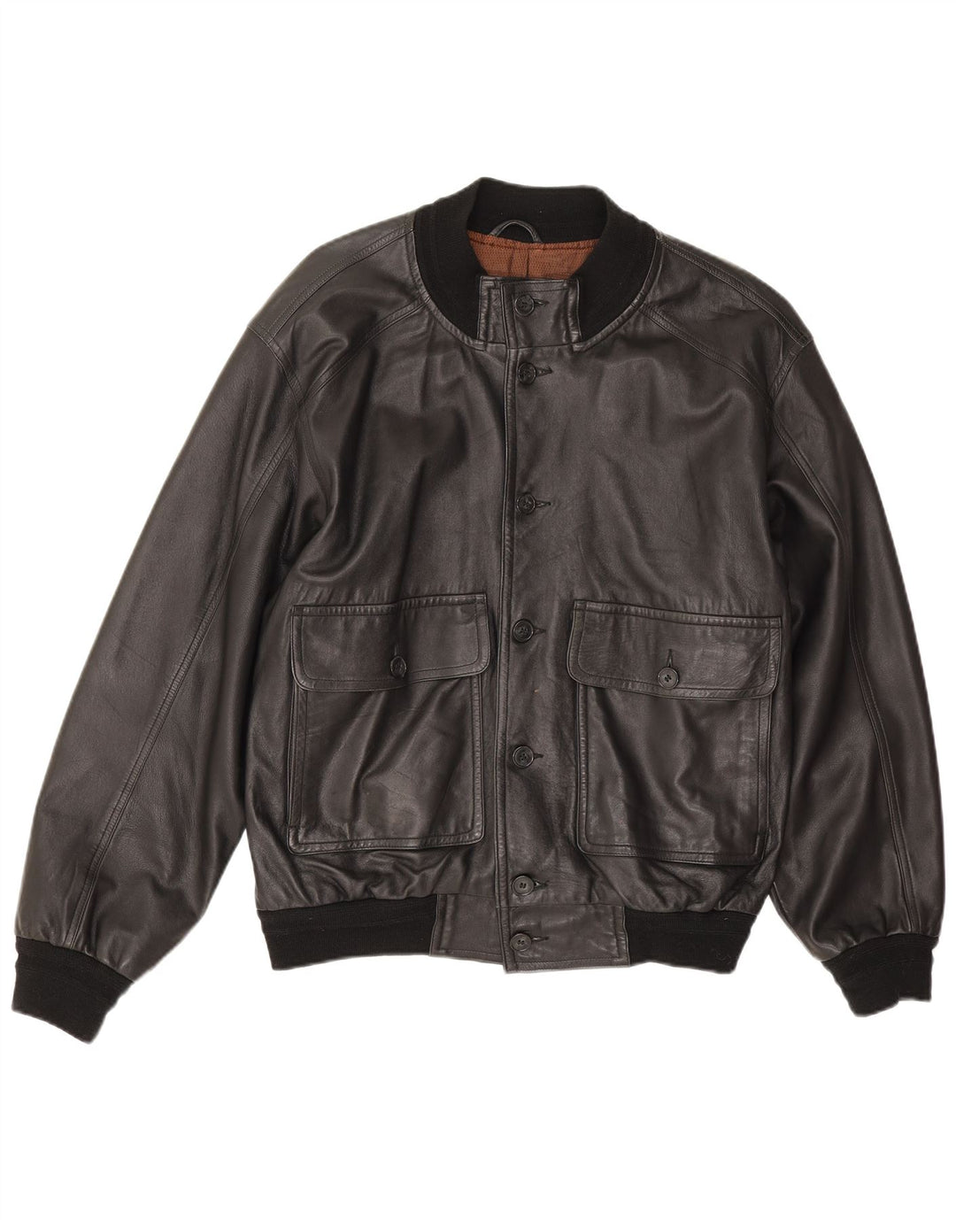 Marco Baldassari Damen Lederjacke UK 20 2XL Schwarz