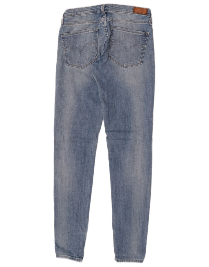 Levi's Damen Skinny Jeans W24 L32 Blaue Baumwolle