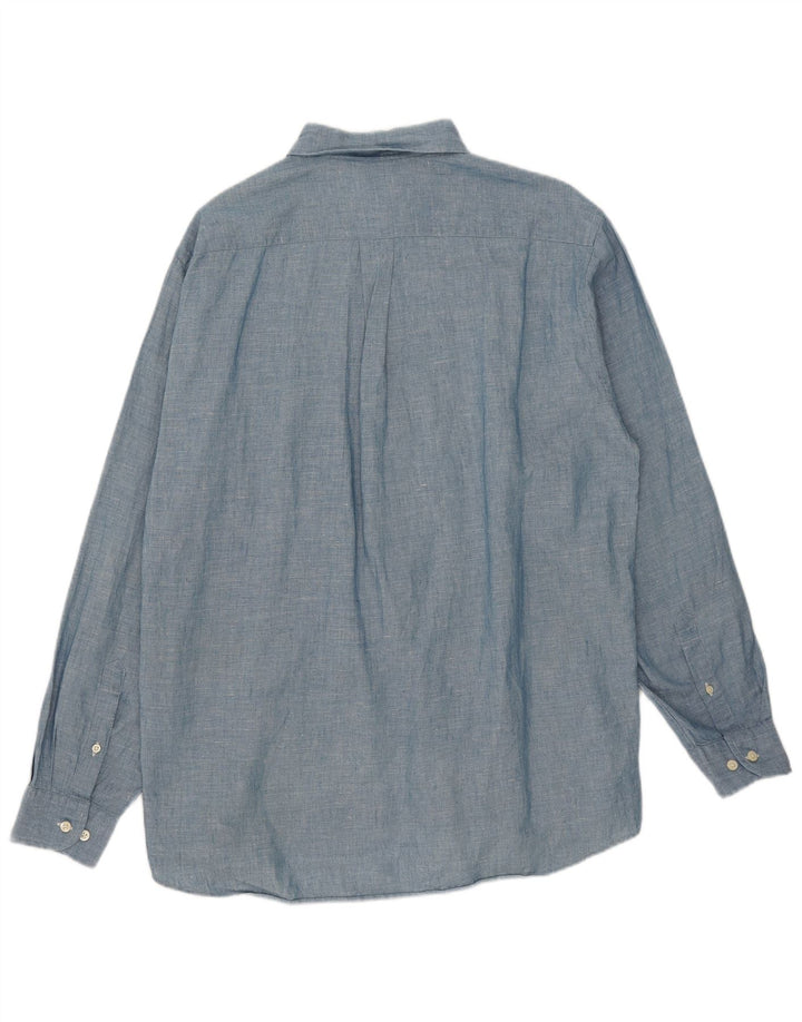 Peter Hadley Herrenhemd XL Blau