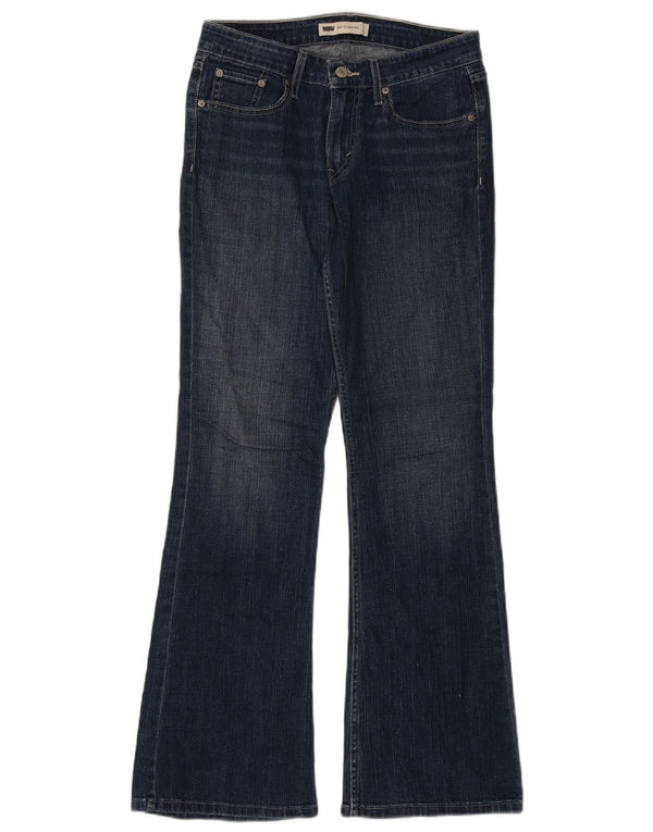 Levi's Damen 518 Super Low Bootcut Jeans W28 L32 Blaue Baumwolle