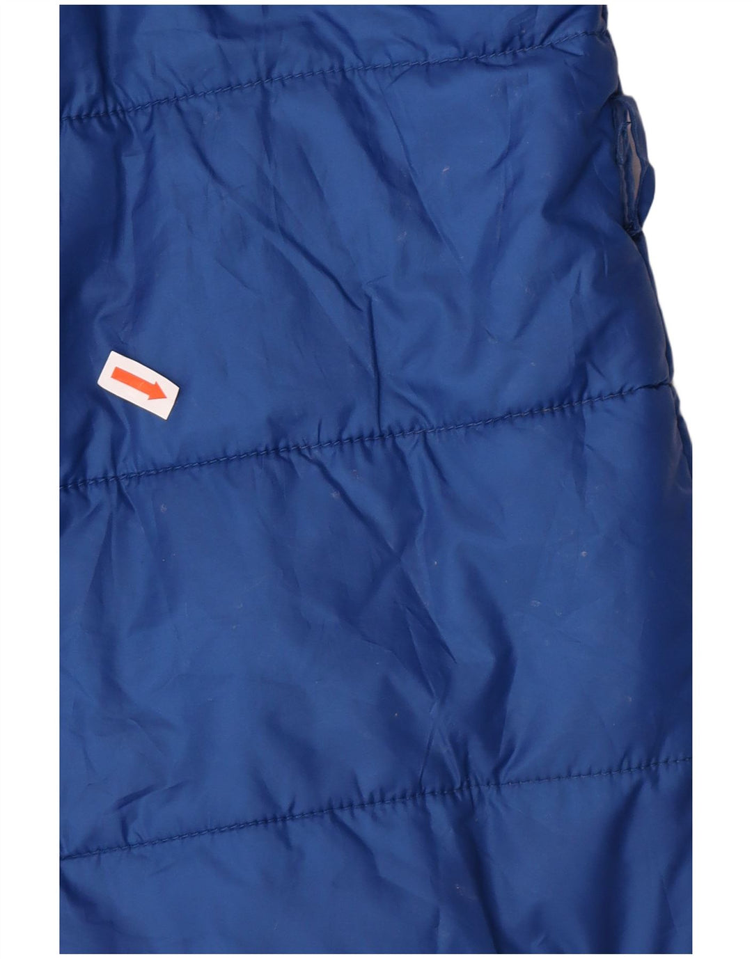 CAVALLI Damen Wattierte Jacke IT 46 Large Blau Polyester