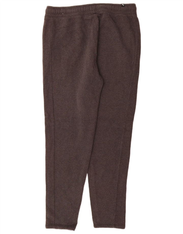 PUMA Herren-Trainingshose aus mittelgrauer Baumwolle