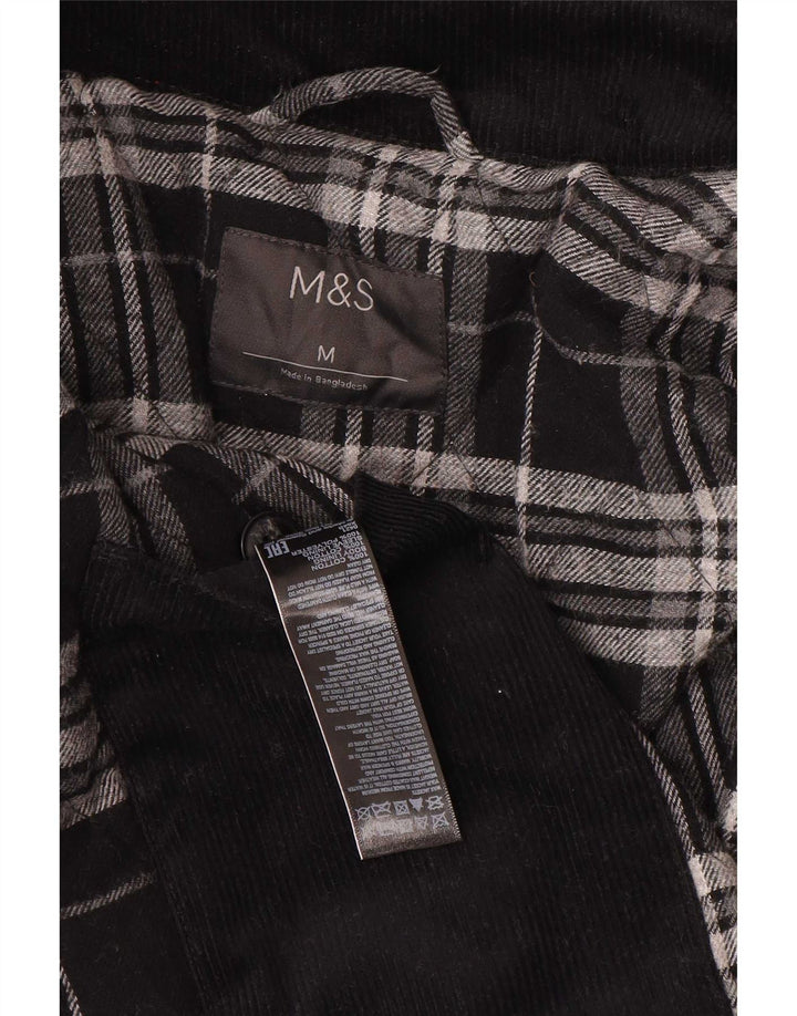 Marks & Spencer Herrenjacke aus gewachster Baumwolle, UK 38, Mittelbraun