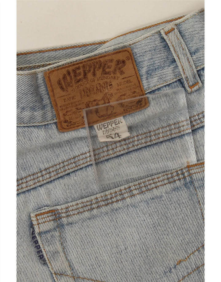 VINTAGE Damen Jeansshorts W32 Large Blau