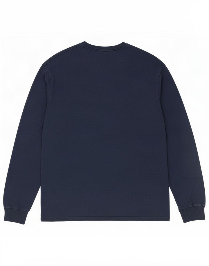 Champion Herren Grafik-Top, langärmelig, Größe L, Marineblau