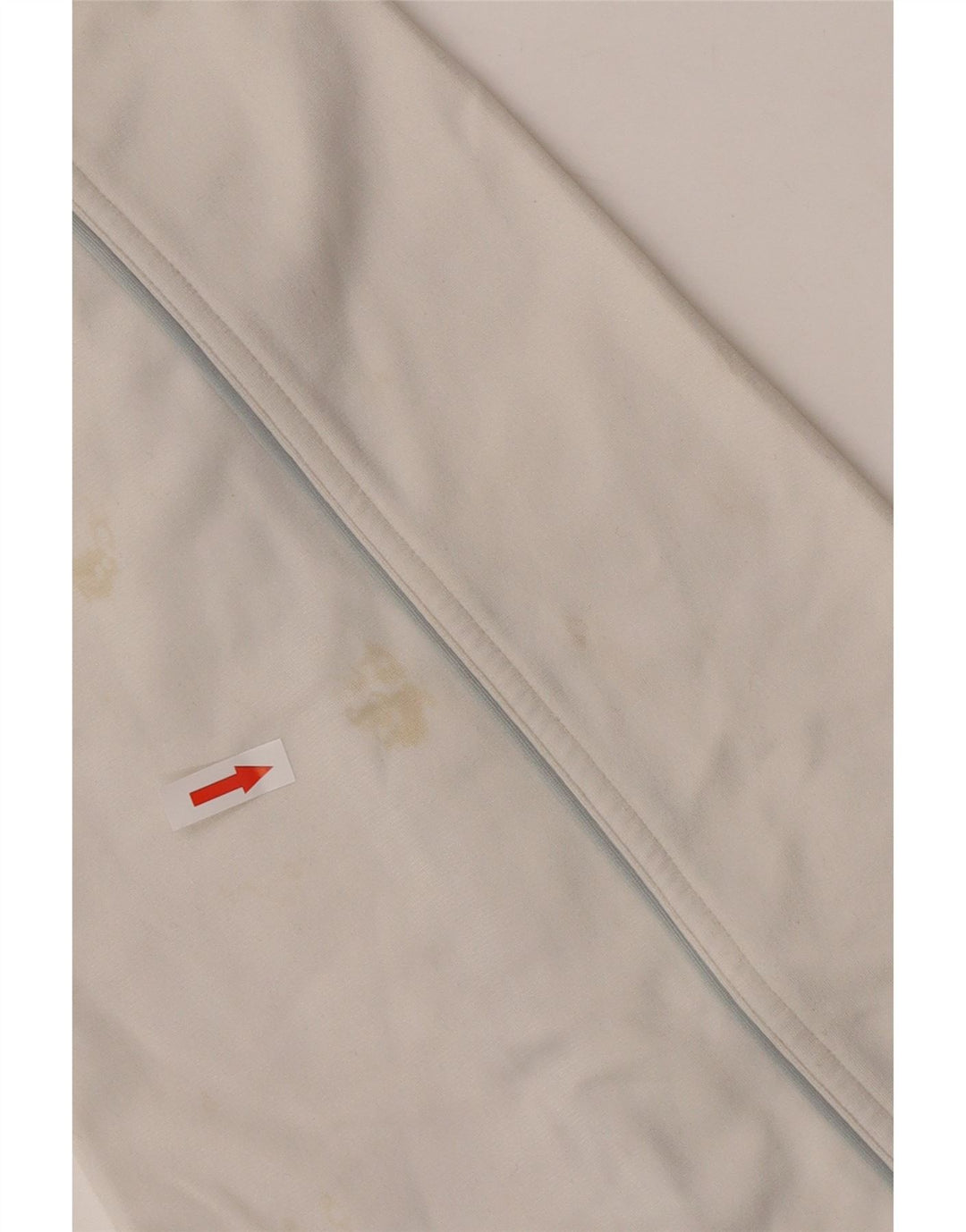 ADIDAS Herren-Trainingsanzug, Top-Jacke, UK 42/44, großes weißes Polyester