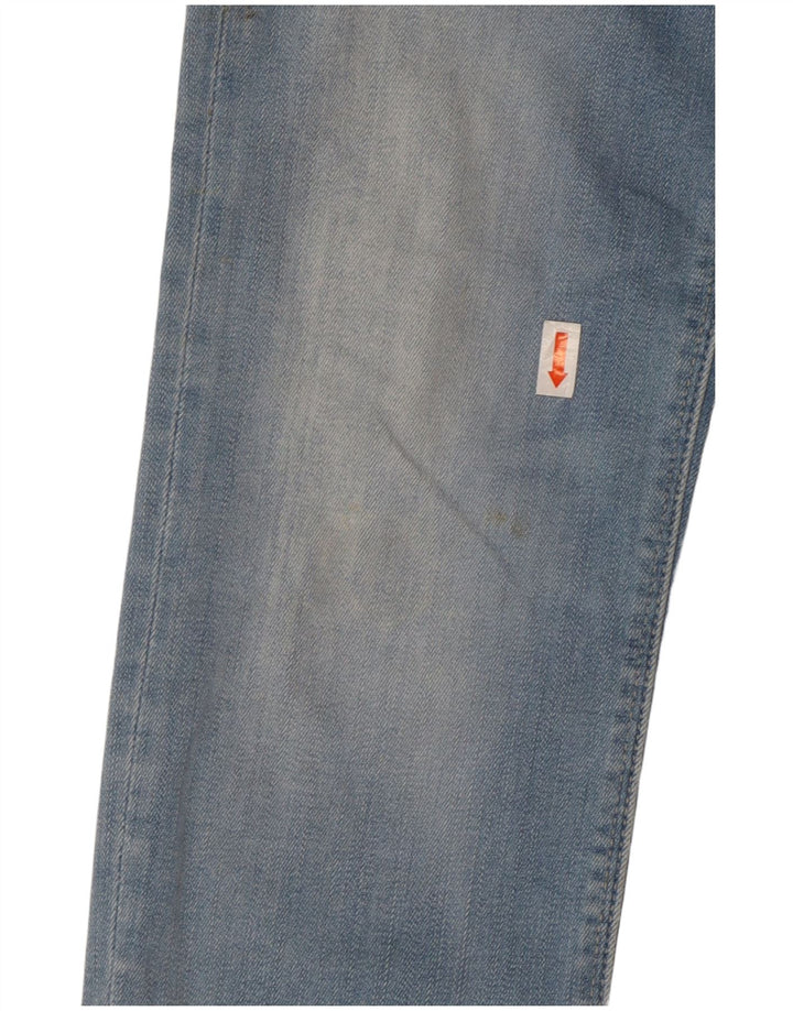 REPLAY Damen Slim Jeans W27 L27 Blaue Baumwolle