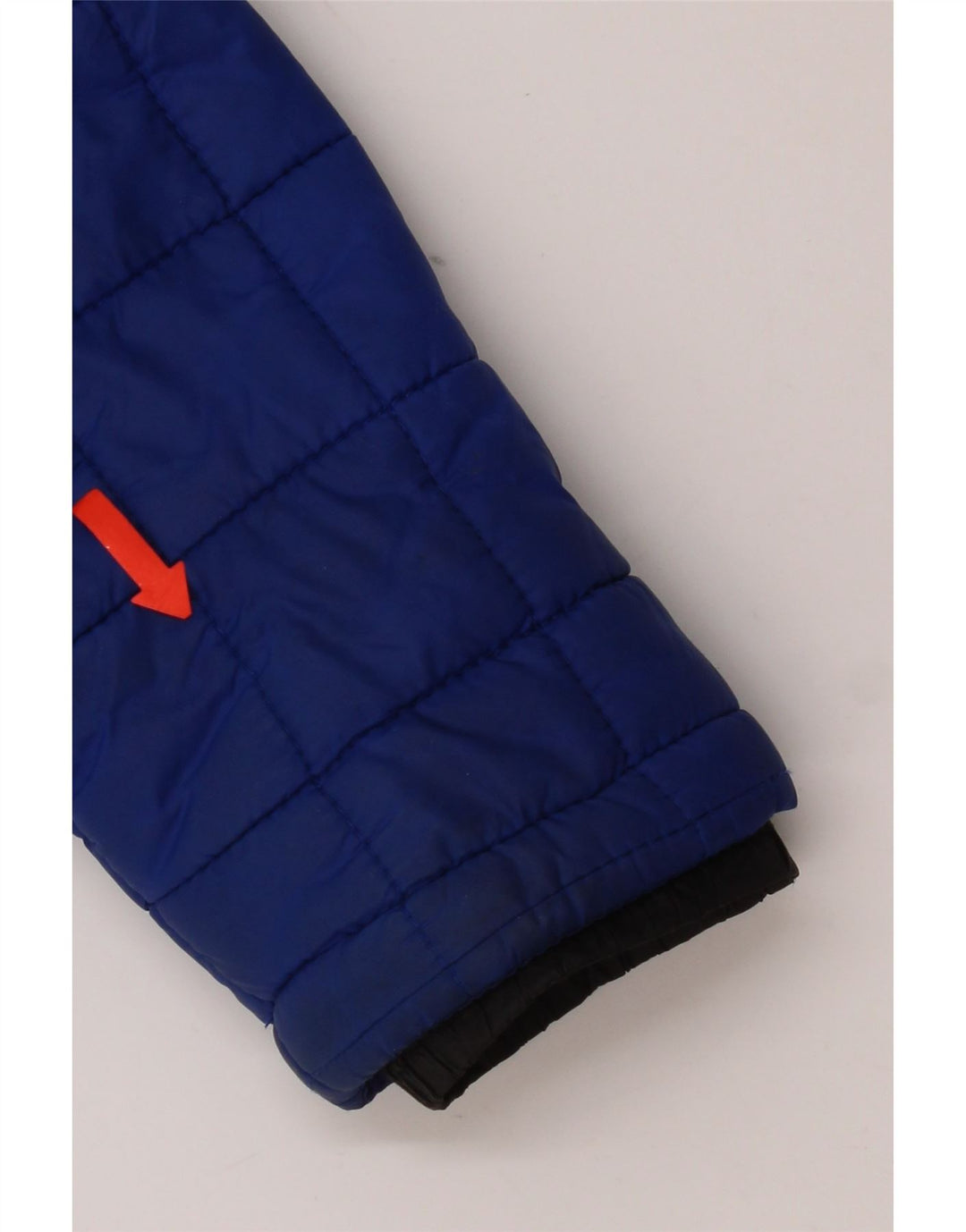 Superdry Damen Wattierte Jacke mit Kapuze, UK 10, Small, Blau, Nylon