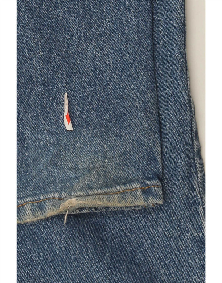 Levi's Herren 516 Straight Jeans W34 L32 Blaue Baumwolle