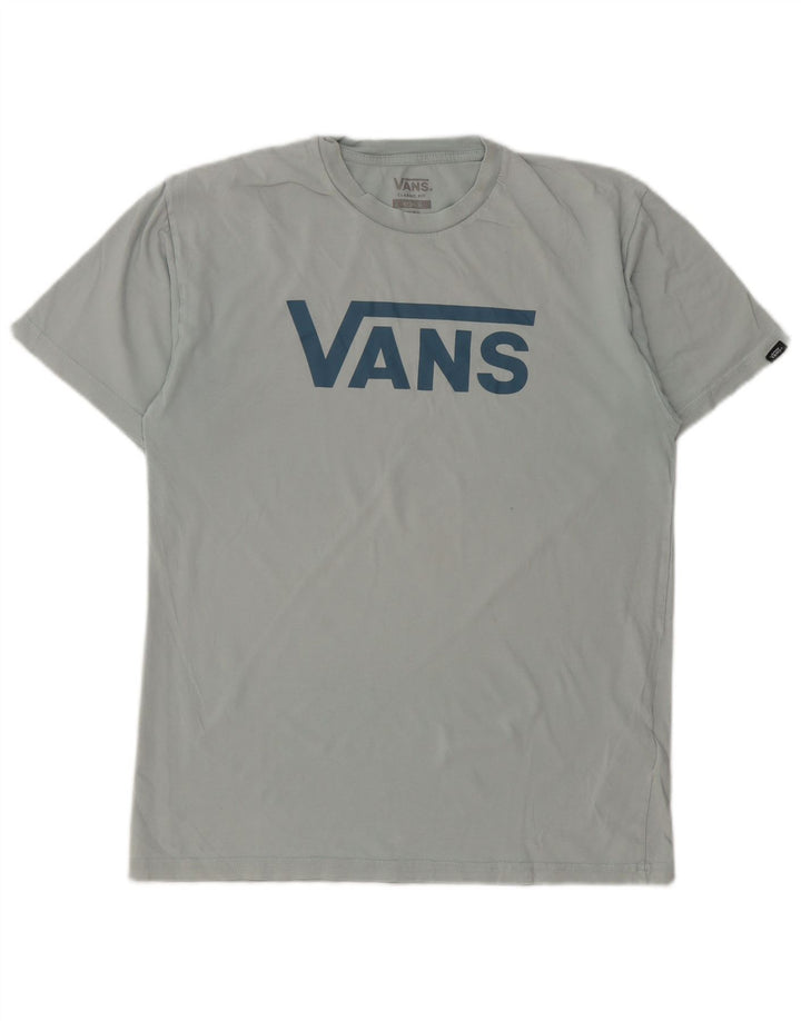 Vans Herren-T-Shirt mit klassischer Passform, mittelblauer Baumwolle, mit Grafik