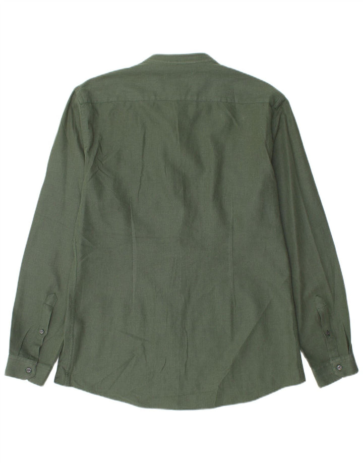 Zara Herren Slim Fit Hemd Large Grün