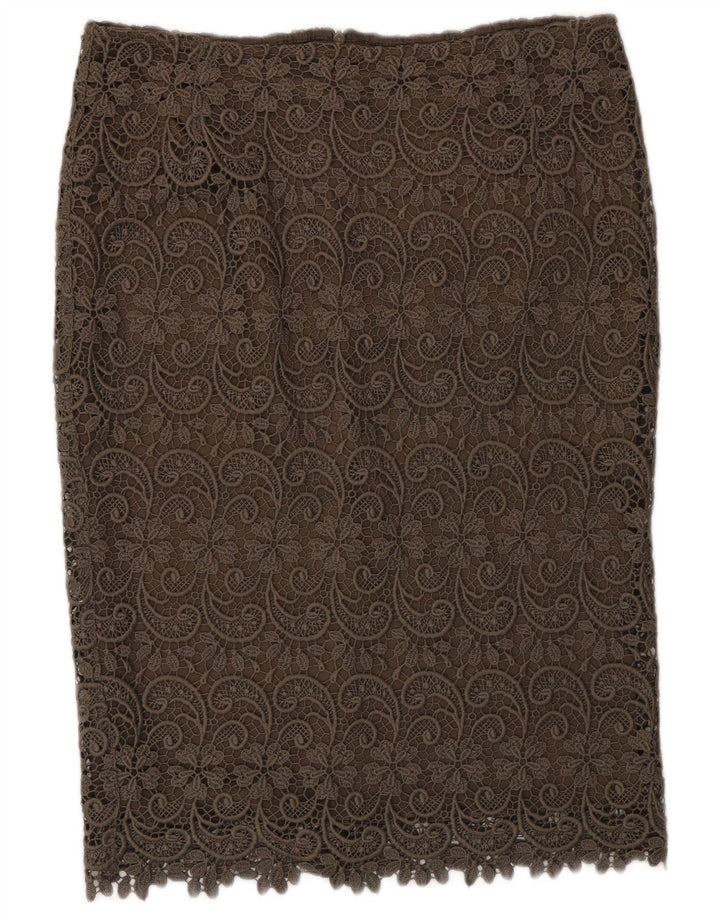 Marks & Spencer Damen Autograph Straight Rock UK 12 Medium W30 Khaki