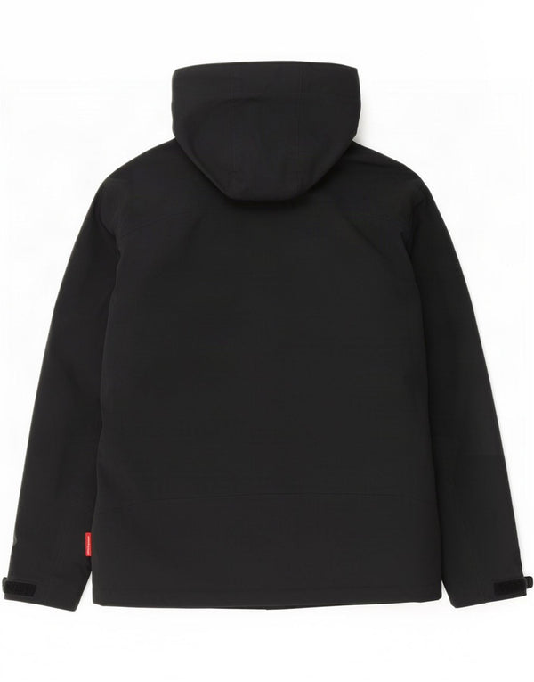 Engelbert Strauss Damen-Regenjacke mit Kapuze, UK 14, mittelschwarzes Nylon