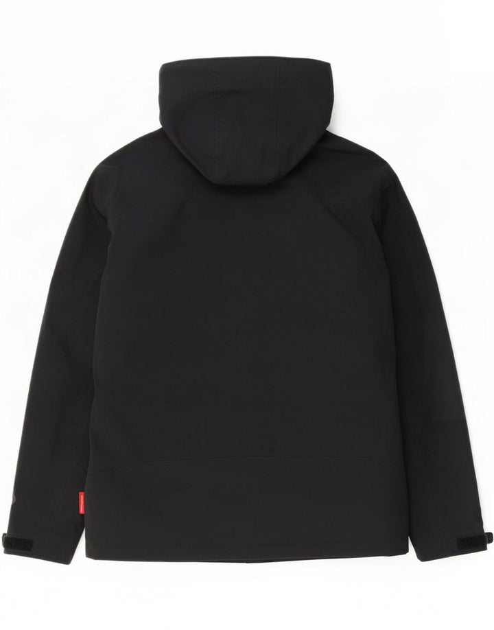 Engelbert Strauss Damen-Regenjacke mit Kapuze, UK 14, mittelschwarzes Nylon