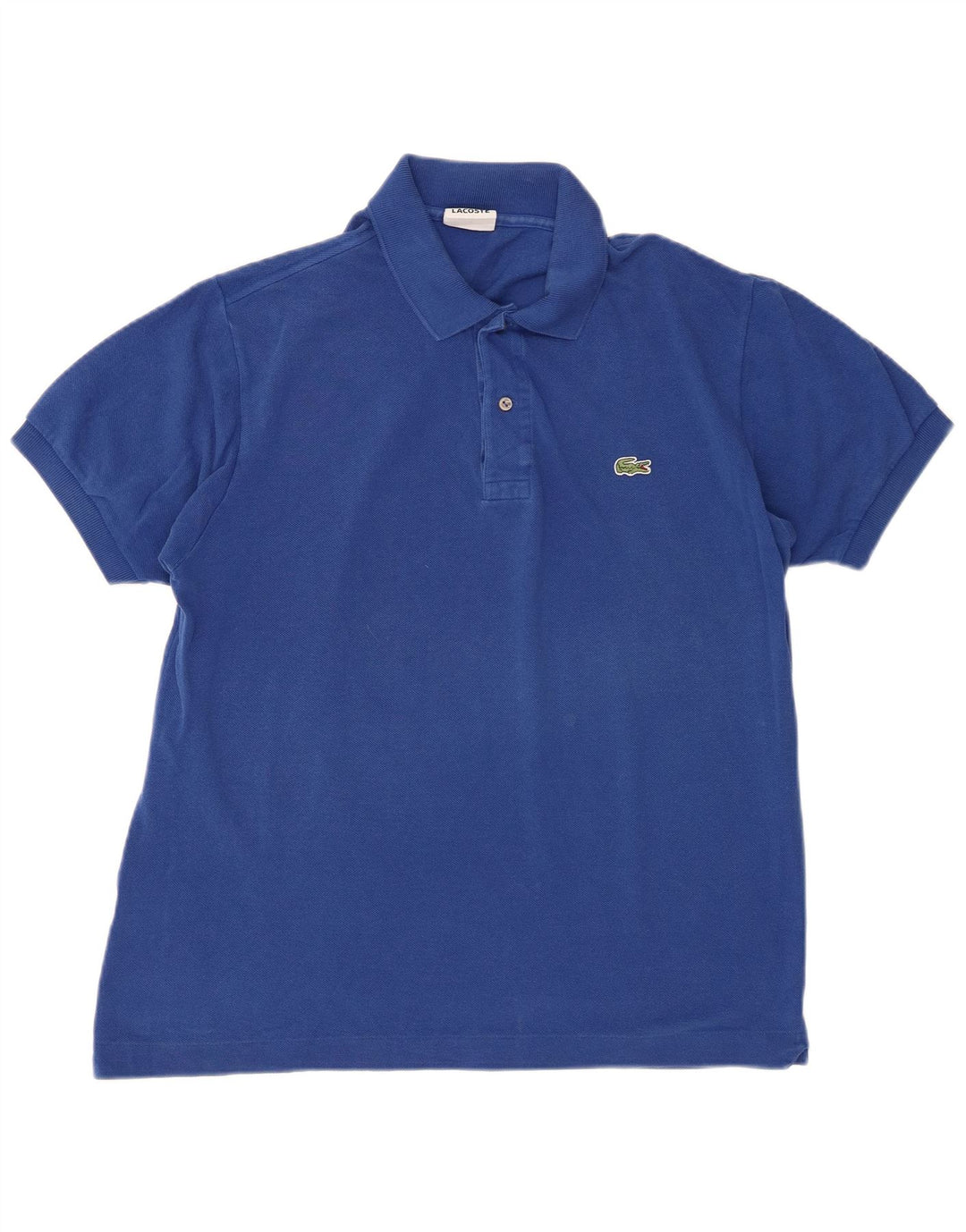Lacoste Herren-Poloshirt, Größe 5, groß, blaue Baumwolle