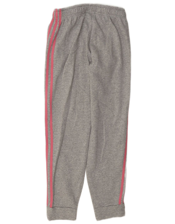 Adidas Mädchen-Trainingshose, Jogginghose, 11–12 Jahre, graue Baumwolle