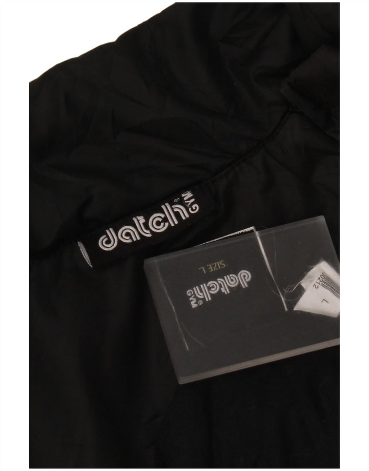 DATCH Herren Bomberjacke UK 40 Large Schwarz Polyester