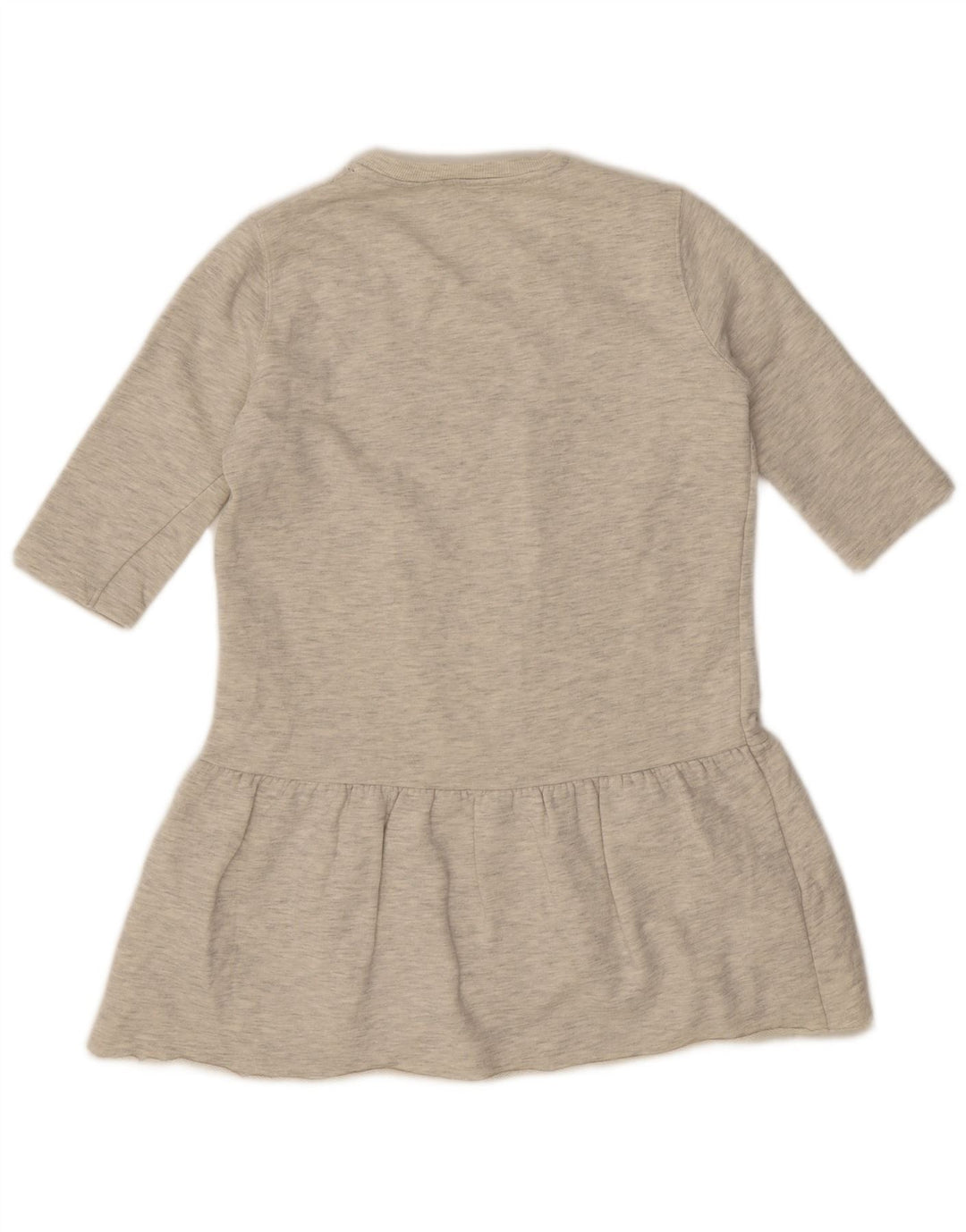 Zara Damen Tunikakleid UK 10 Small Grau geflecktes Polyester