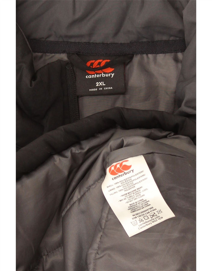 Canterbury Herren Wattierte Weste UK 44 2XL Schwarz Polyester