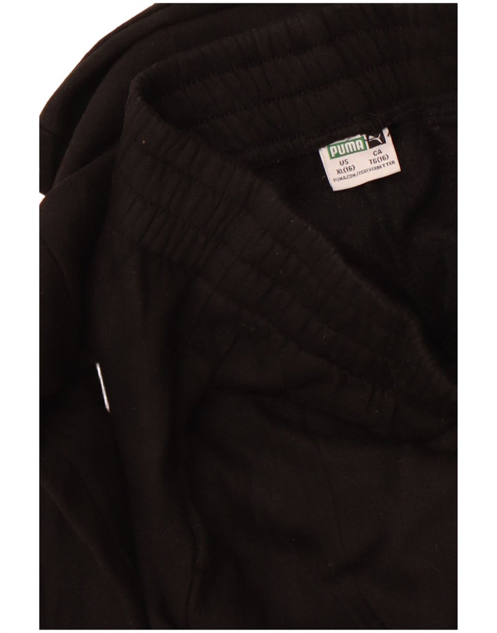 PUMA Mädchen Graphic Trainingshose Jogger 15–16 Jahre XL Schwarz