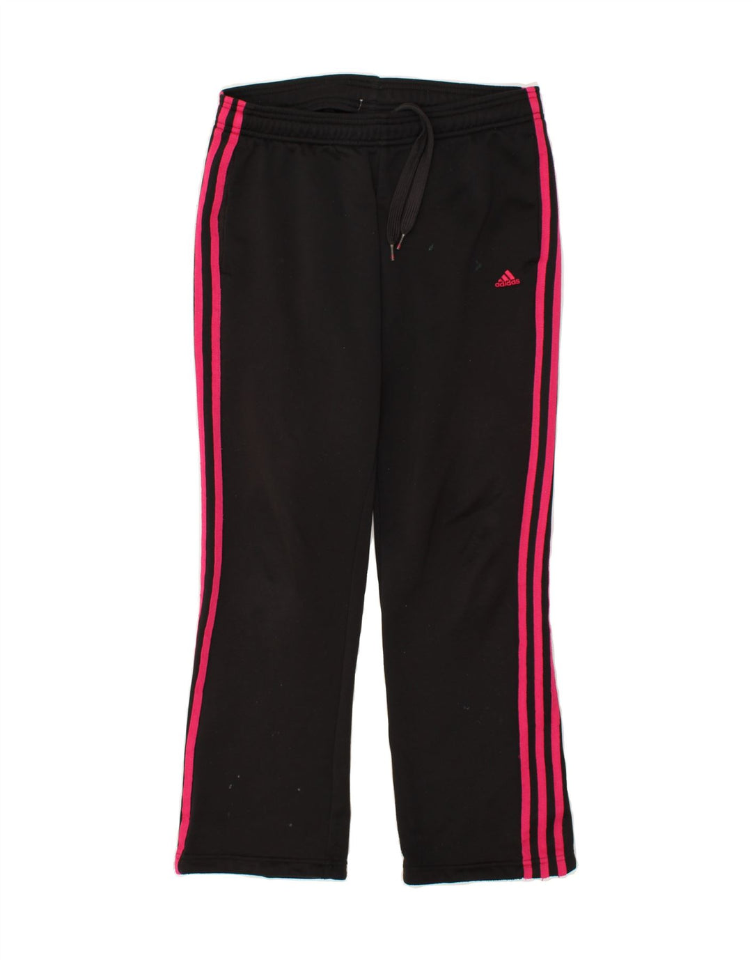 ADIDAS Damen Climalite Trainingshose UK 8/10 Small Schwarz Polyester