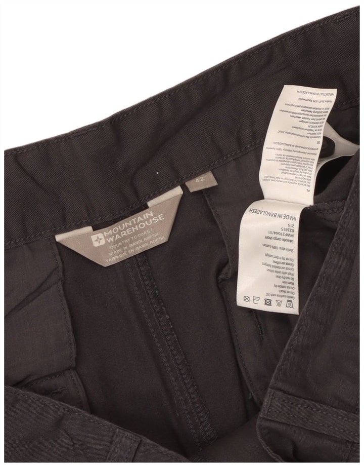 MOUNTAIN WAREHOUSE Herren Cargoshorts W42 2XL Graue Baumwolle