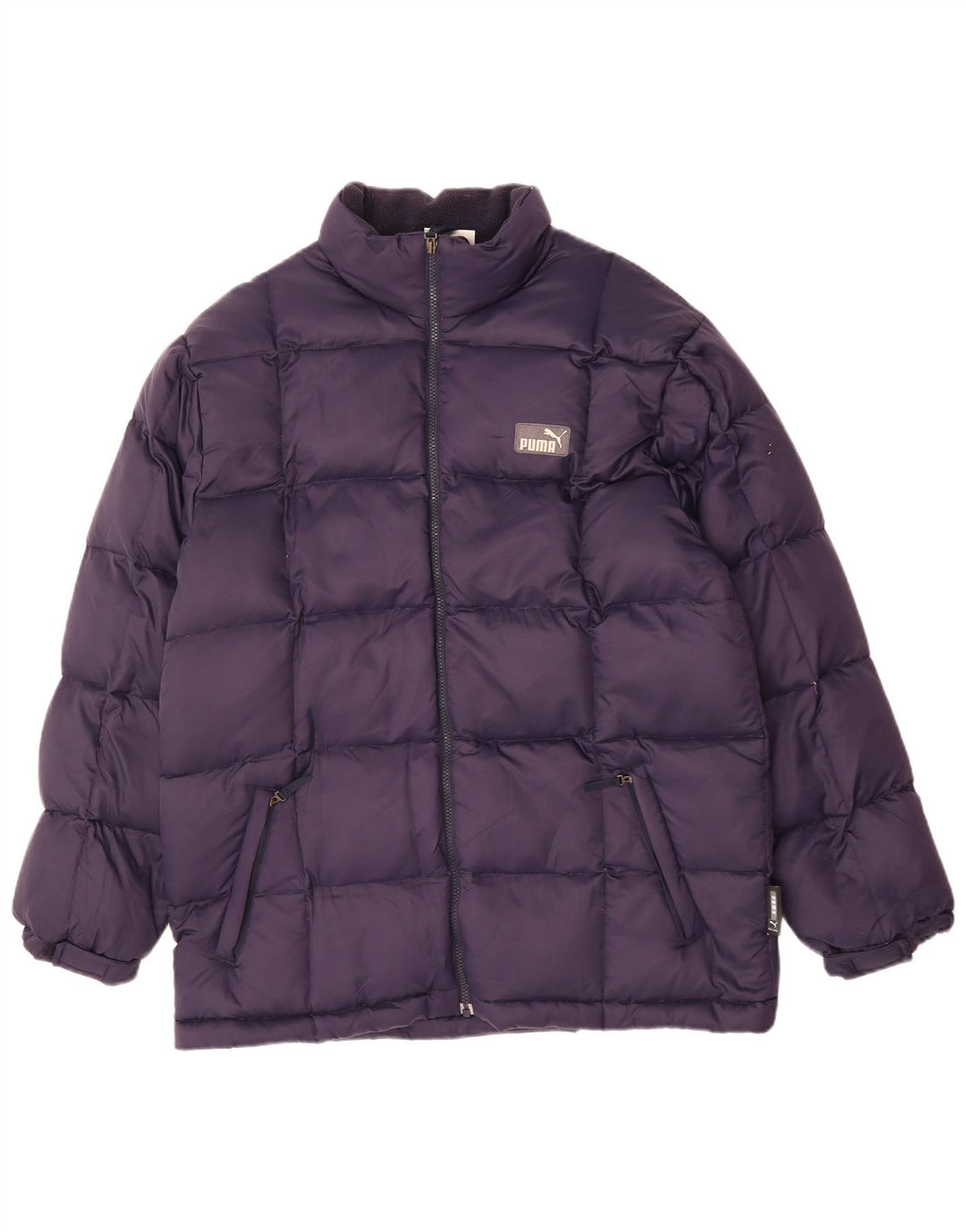 Puma Herren Wattierte Jacke UK 38 Medium Marineblau Polyester