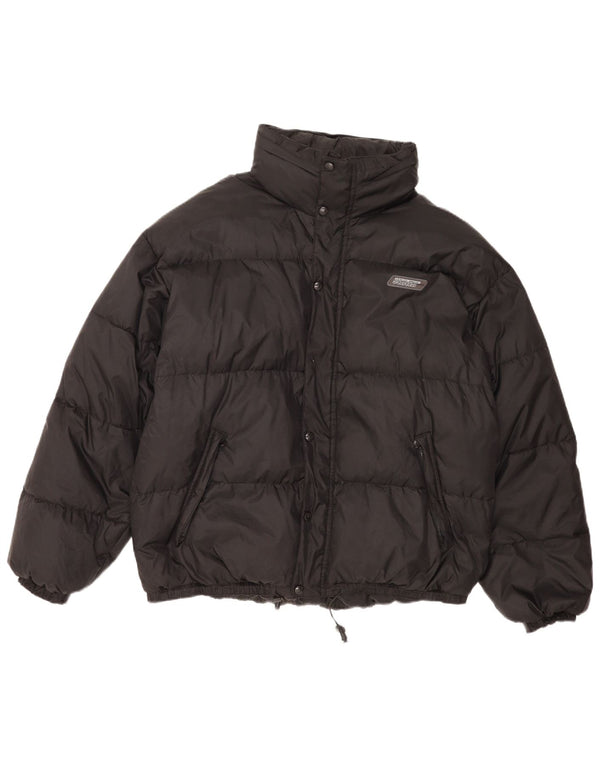 Lotto Herren-Jacke mit Kapuze, gepolstert, UK 42/44 XL, schwarzes Nylon