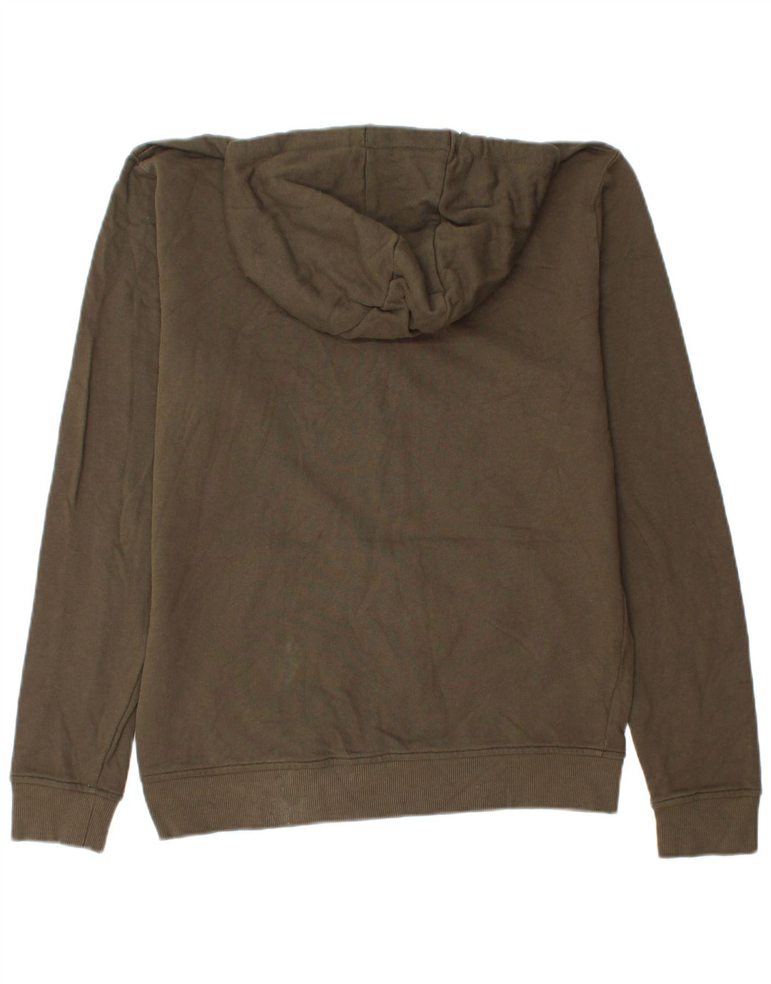Lyle & Scott Herren-Kapuzenpullover mit Reißverschluss, mittlere Khaki-Baumwolle