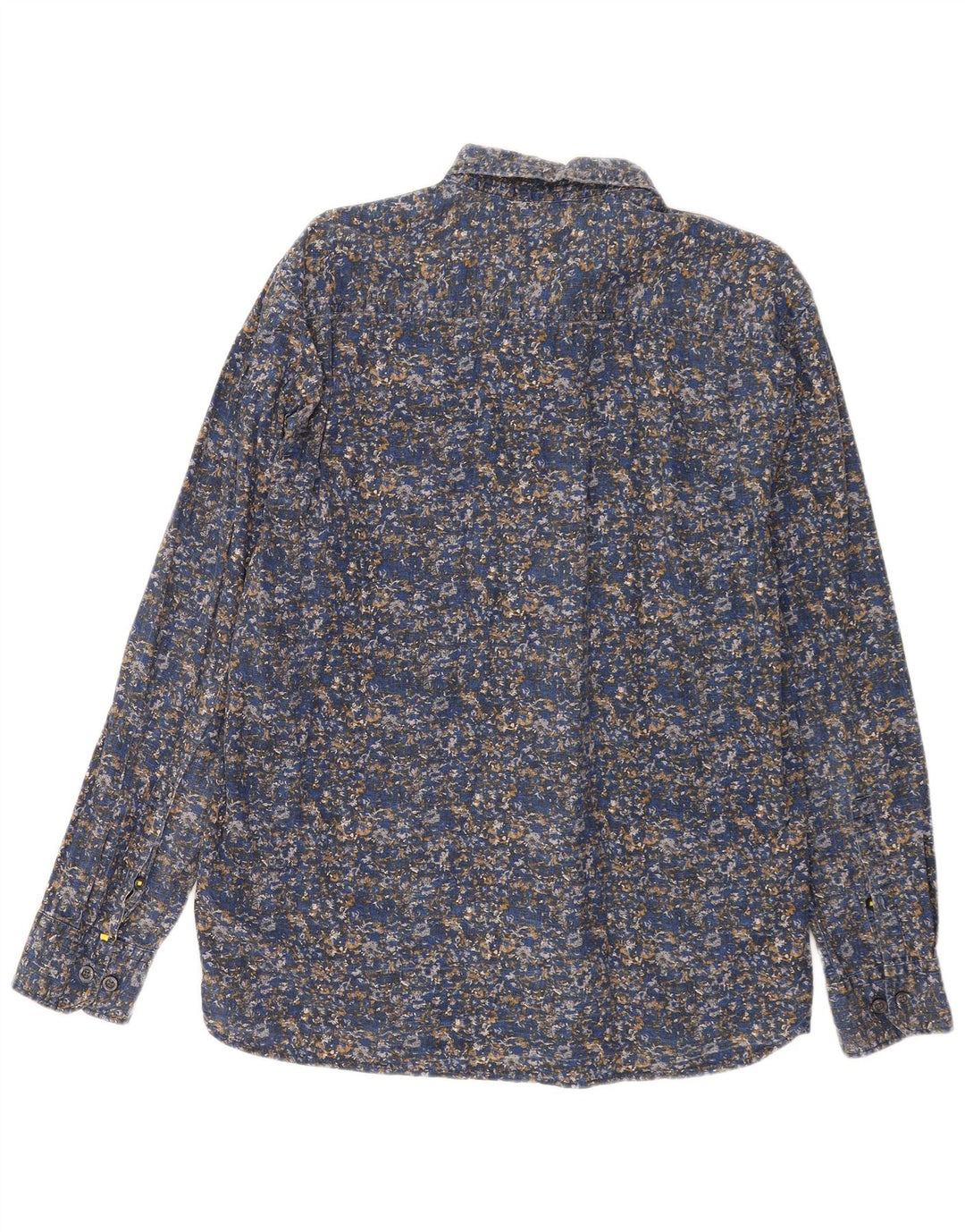 Camel Active Herren-Hemd, groß, marineblau, geblümt, Baumwolle