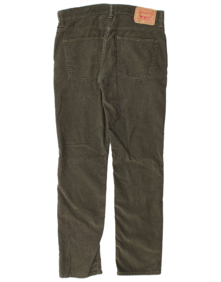 LEVI'S Herren 511 Slim Cordhose W32 L30 Khaki Baumwolle