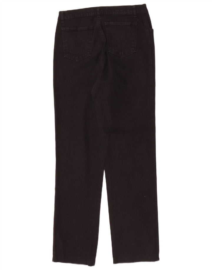Bianca Maria Caselli Damen Straight Jeans W28 L31 Schwarz