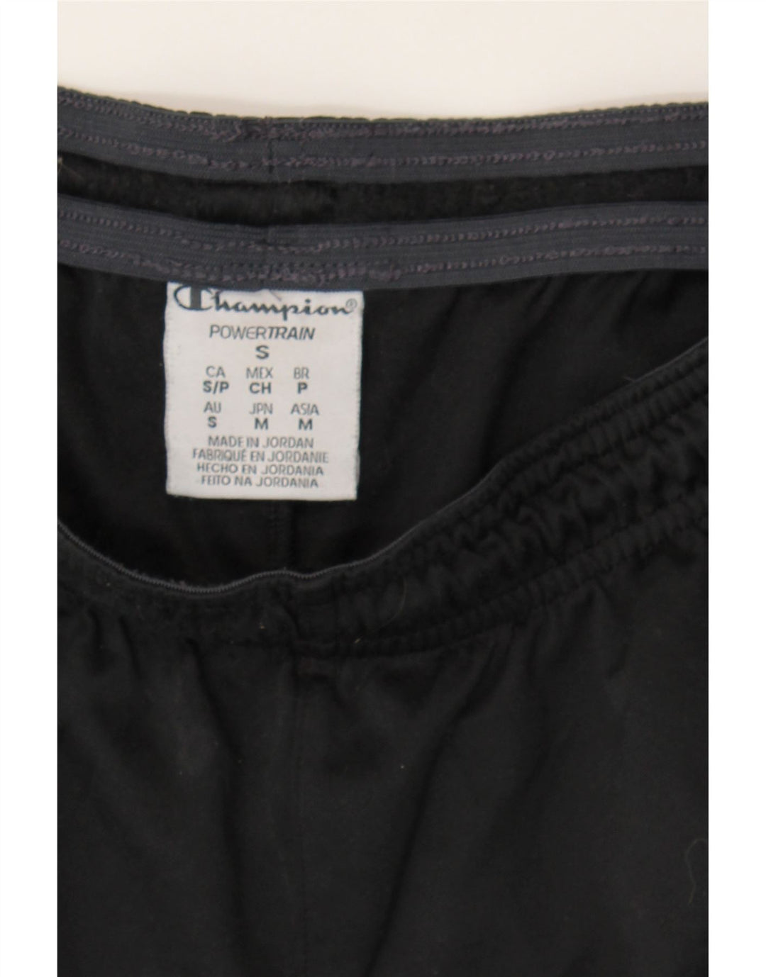 CHAMPION Womens Tracksuit Trousers UK 10 Small  Black Polyester Vintage Champion and Second-Hand Champion from Messina Hembry 