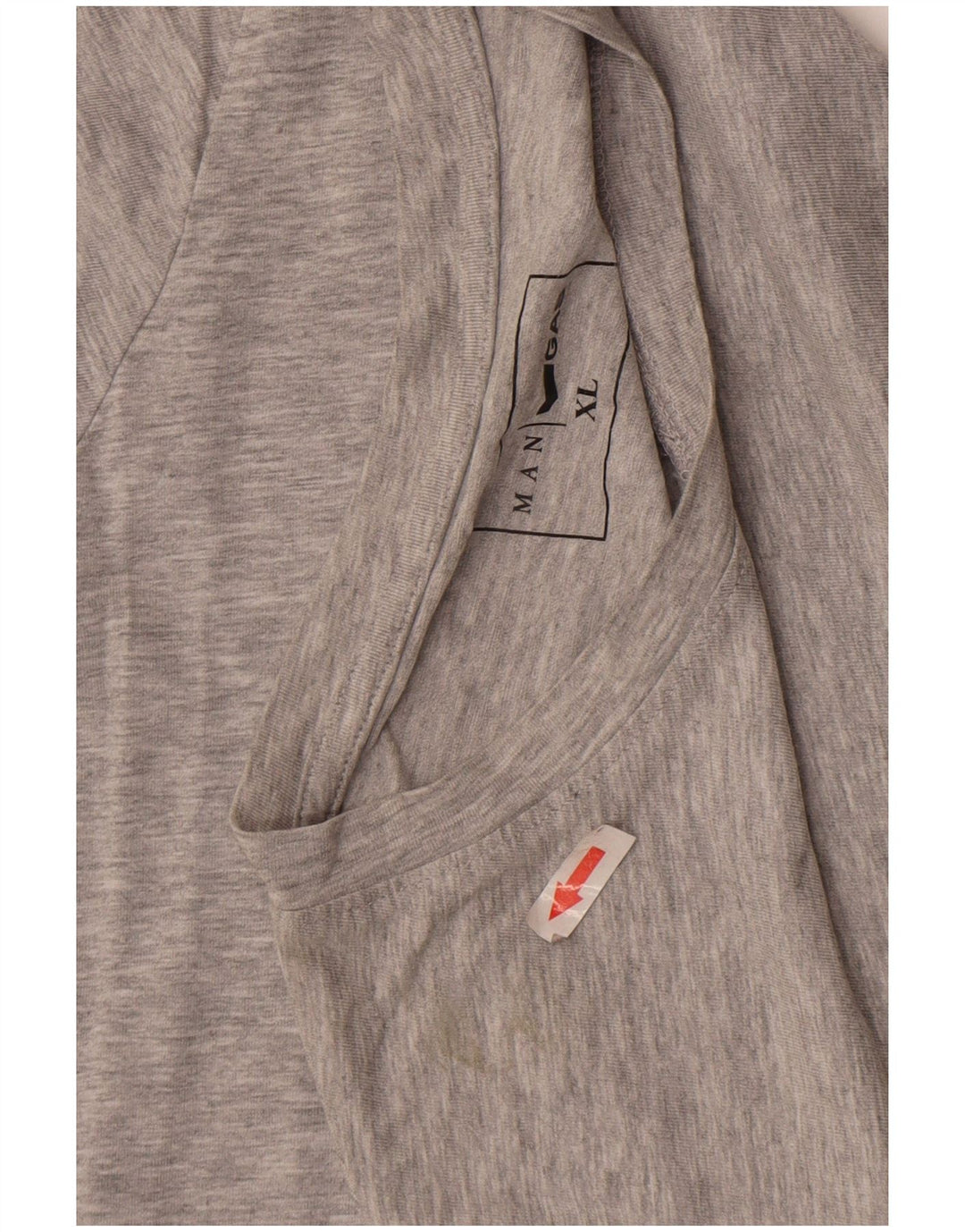 Gas Herren T-Shirt Top XL Grau Baumwolle