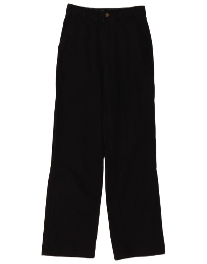 IZOD gerade Chino-Hose für Jungen, 13–14 Jahre, W26, L28, schwarze Baumwolle