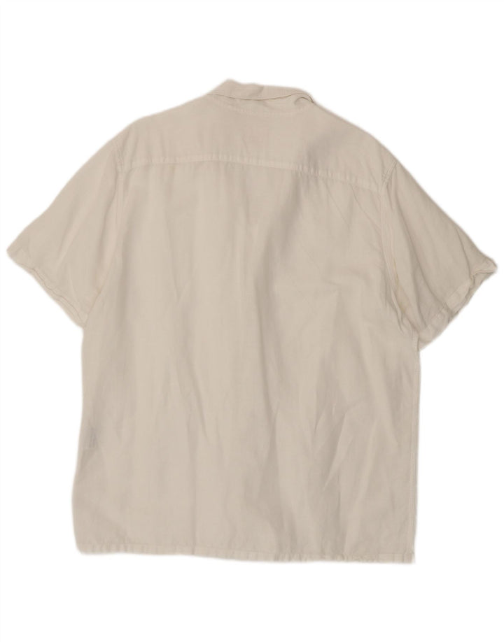 Levi's Herren Kurzarmhemd Large Weiß