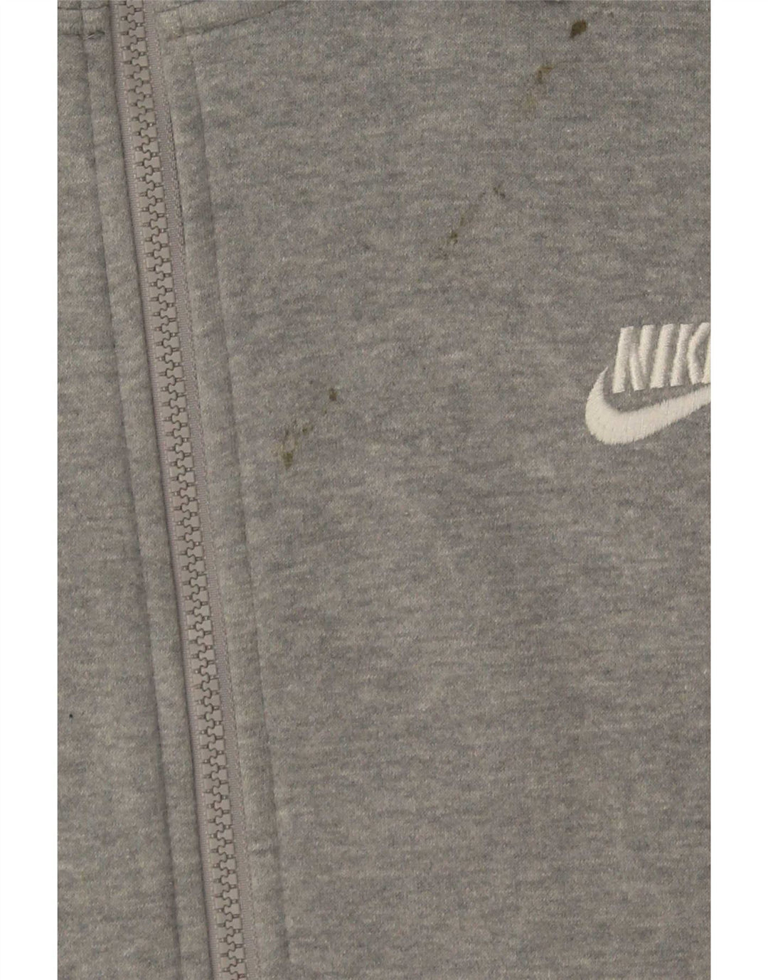 Nike Herren-Kapuzenpullover mit Reißverschluss, XL, graue Baumwolle