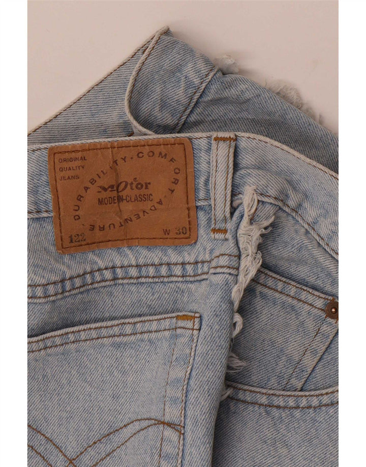 Vintage Damen Jeansshorts W30 Mittelblau