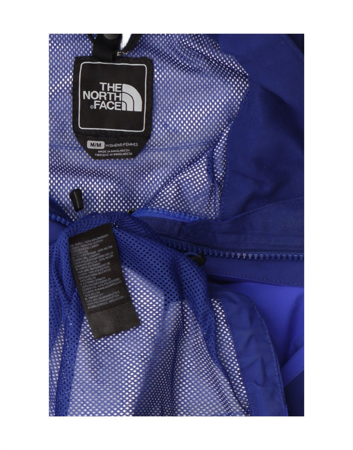 The North Face Damen-Regenjacke mit Kapuze, UK 14, Mittelblau, Farbblock