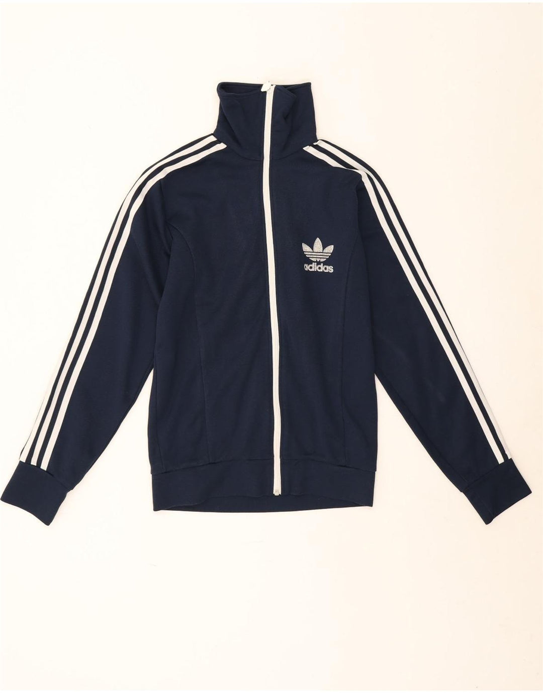 Adidas Herren Trainingsanzug Top Jacke XS Marineblau Baumwolle