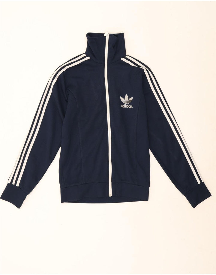 Adidas Herren Trainingsanzug Top Jacke XS Marineblau Baumwolle