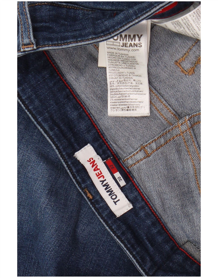 Tommy Hilfiger Herren Slim Jeans W30 L29 Blaue Baumwolle