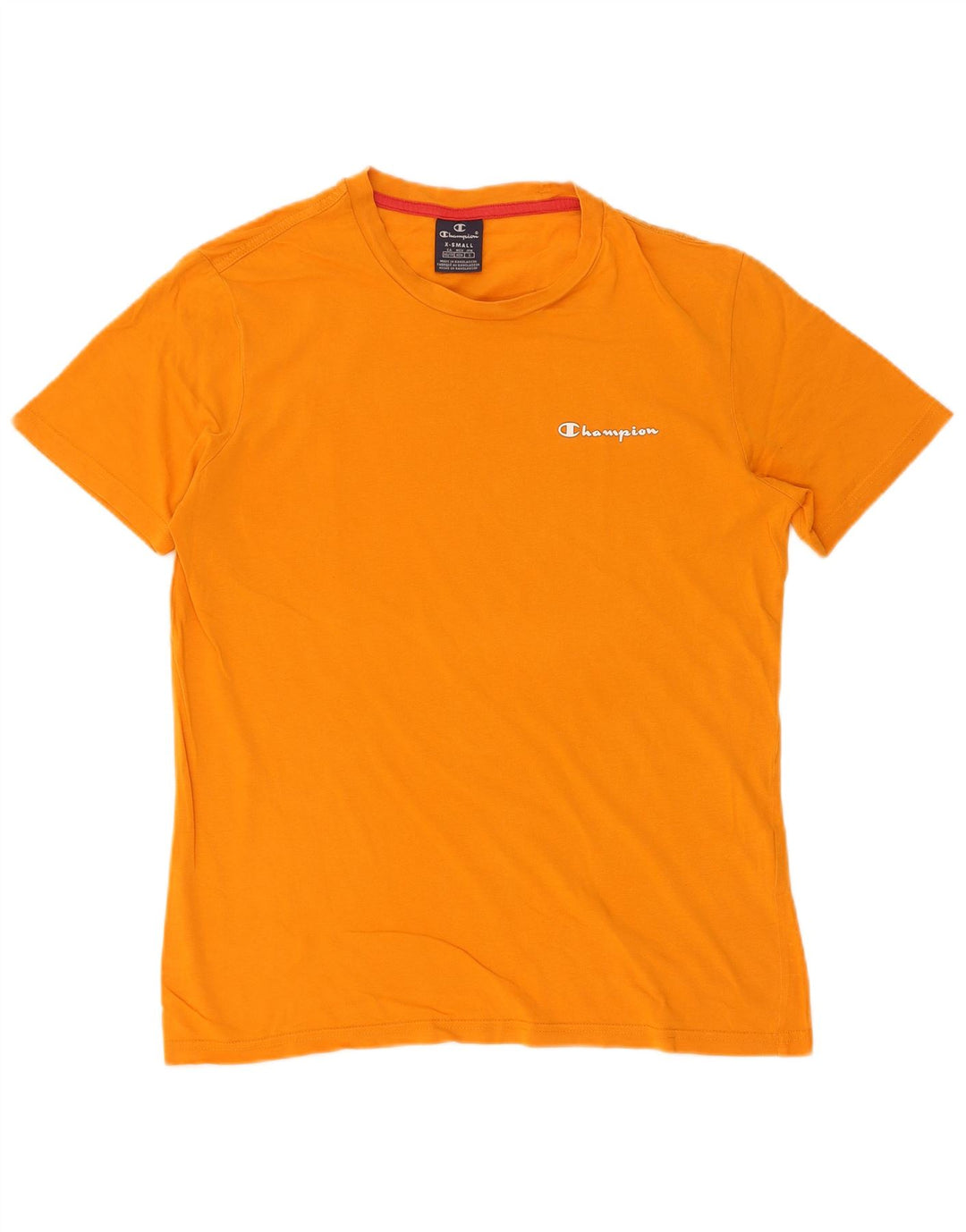 Champion Herren T-Shirt Top XS Orange Baumwolle