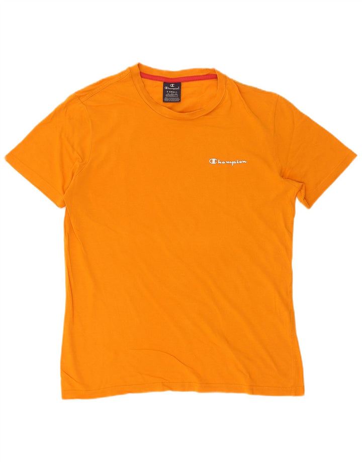Champion Herren T-Shirt Top XS Orange Baumwolle