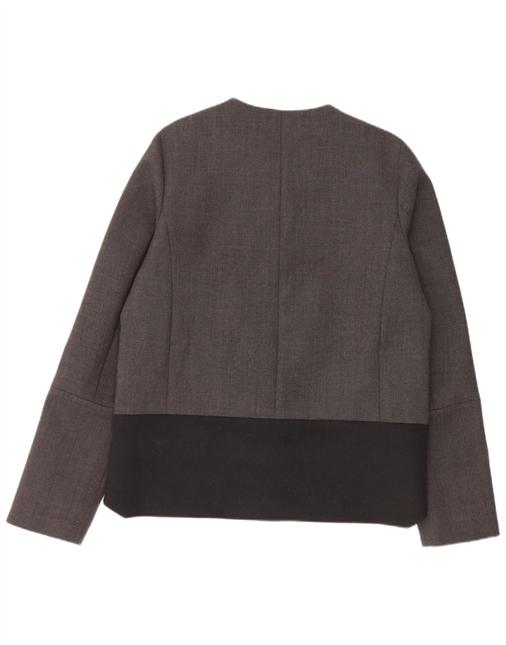 Cos Damen-Blazer-Jacke in Übergröße, EU 36, klein, Grau, Farbblock