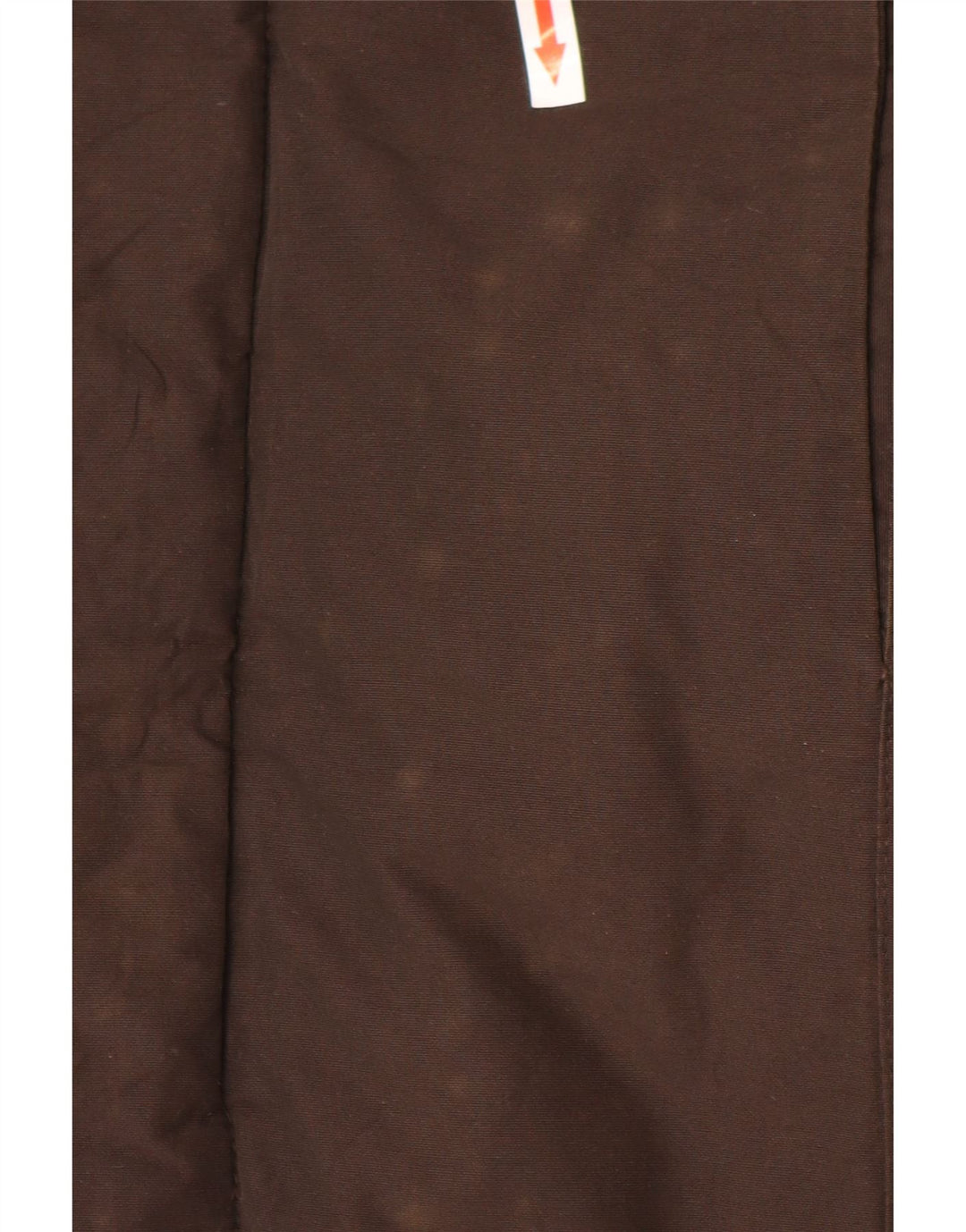 Woolrich Wattierter Damenmantel mit Kapuze, UK 16, Größe L, Braun, Baumwolle